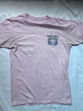 Billabong Light Pink Ron Jon Surf Graphic Tee